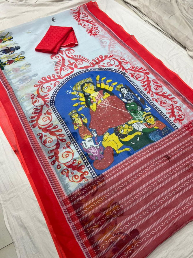 VK 4093 Navaratri Special Printed Sarees Catalog